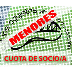 CUOTA ANUAL SOCIO MENORES...